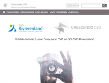 Tablet Screenshot of cvorivierenland.be